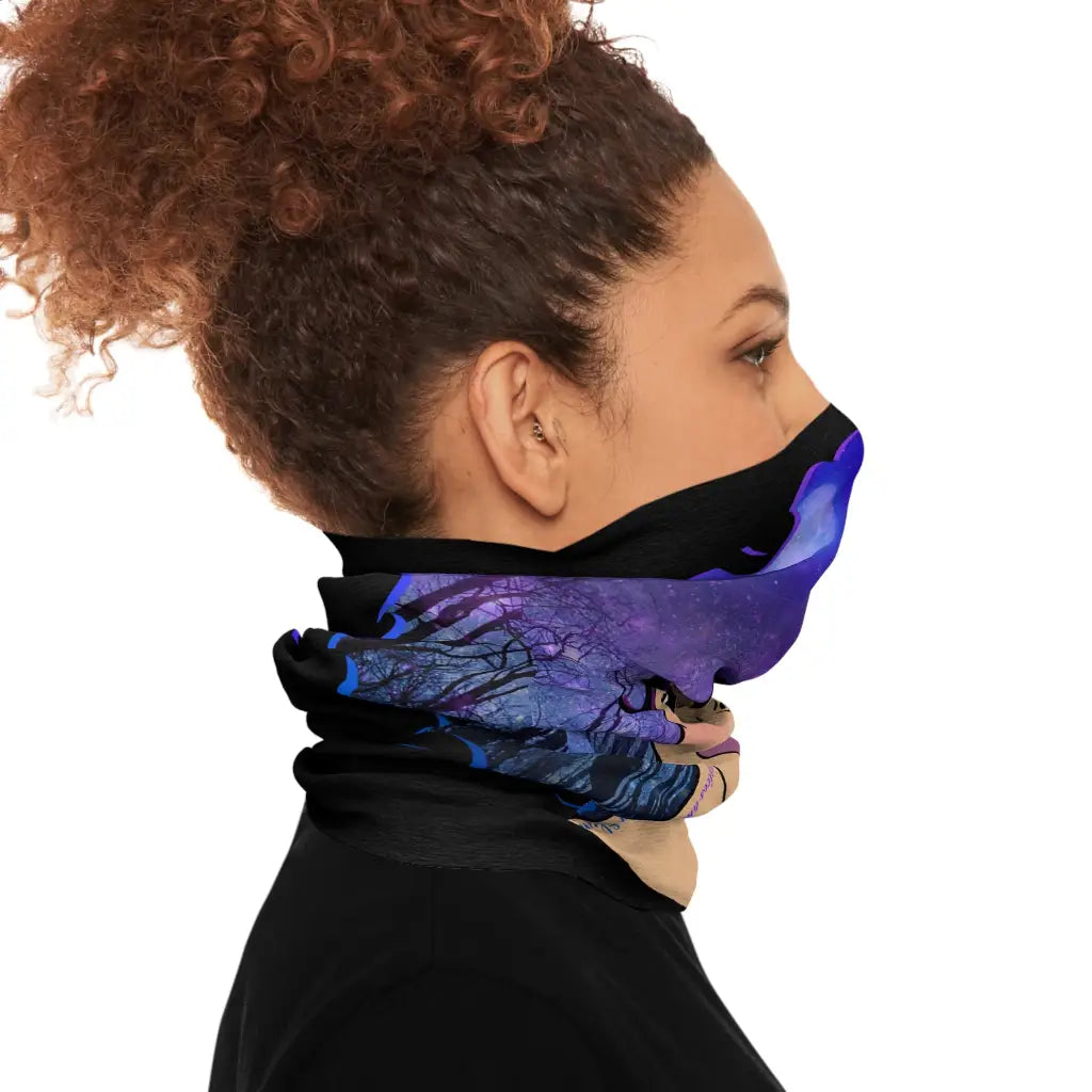 Afro Skies Tube Scarf - 10.2 x 18.5 - All Over Prints