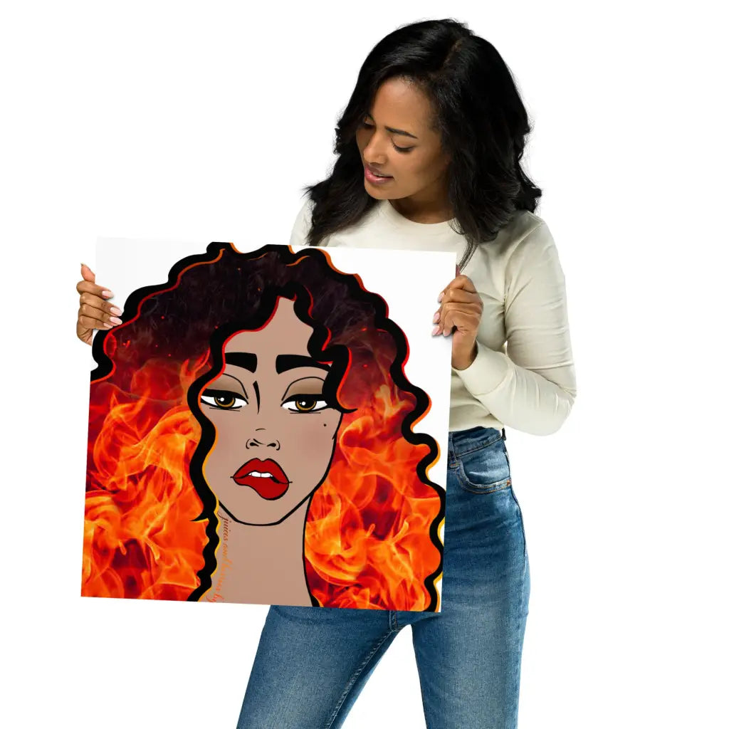 Curls on Fire Poster