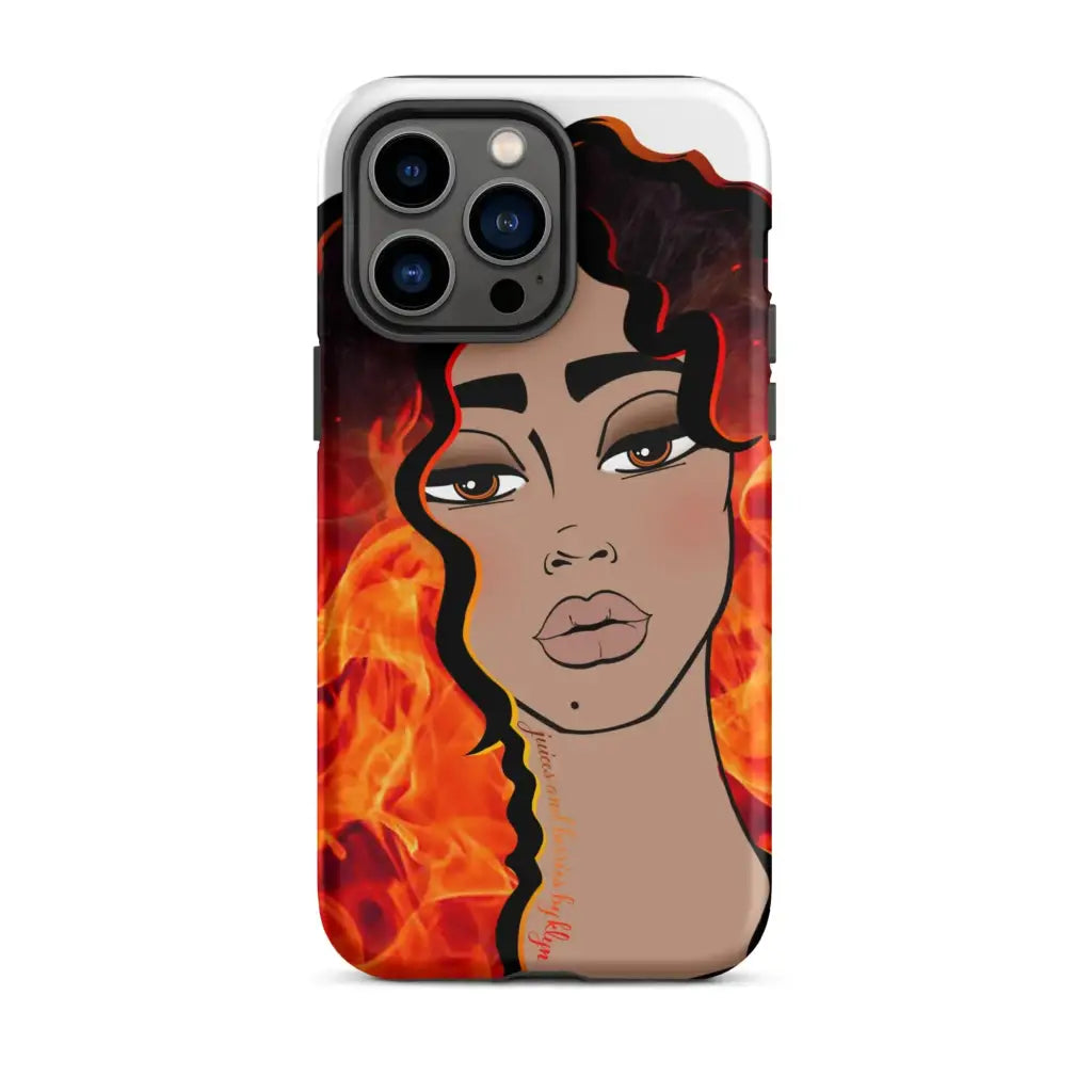 Curls on Fire Tough Case for iPhone® Printful
