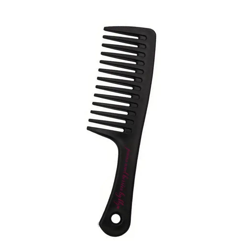 Wide Tooth Comb - Black - Comb