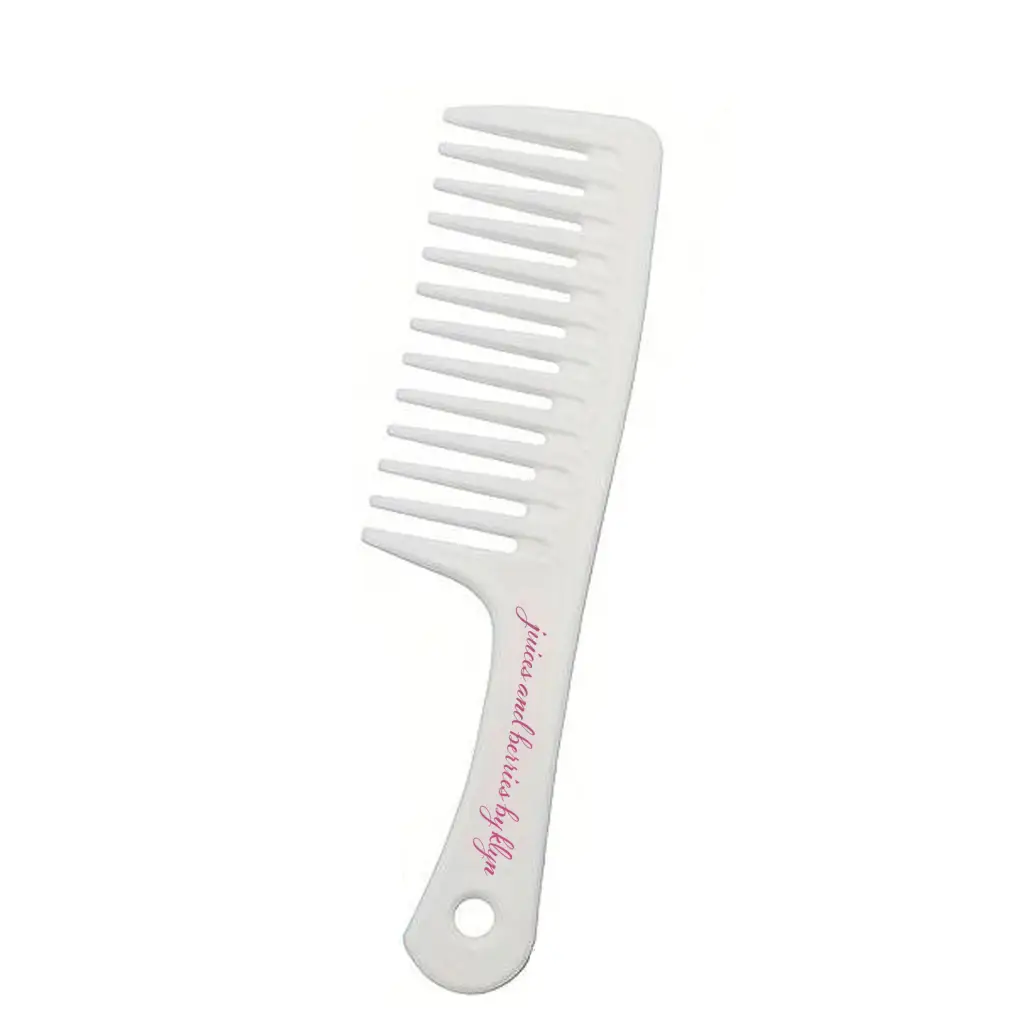 Wide Tooth Comb - White - Comb